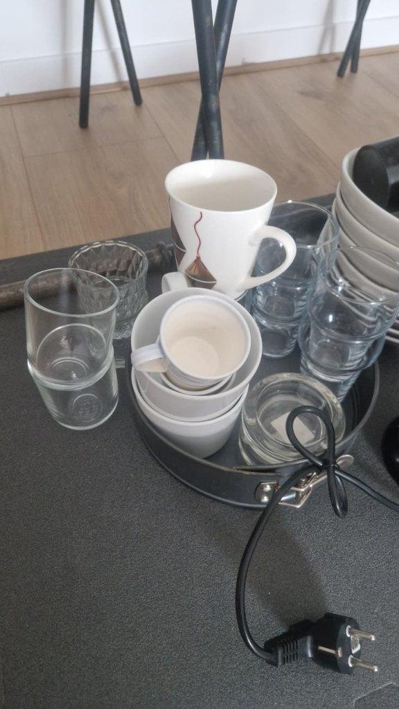 GRATIS - servies, Ophalen, Gebruikt, Overige typen, Glas