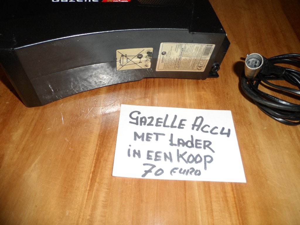 GAZELLE  INNERGY  TRAP  KRACHT  SENSOR,  disply accu  lader, Ophalen, Zo goed als nieuw