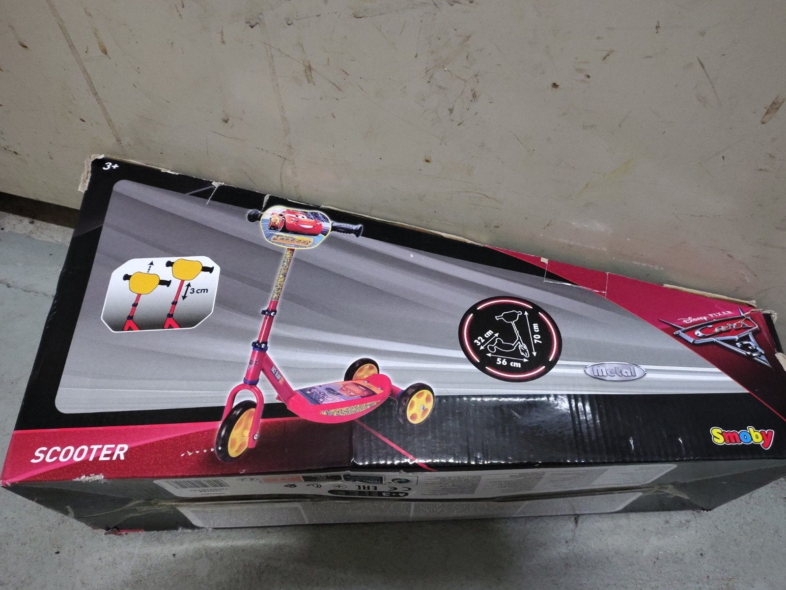 Smoby Disney Pixar Cars Step - Nieuw in doos, Fietsen en Brommers, Steps, Ophalen