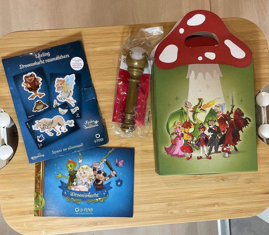 Efteling kinder smulmenu van la place, Ophalen, Zo goed als nieuw, Overige typen