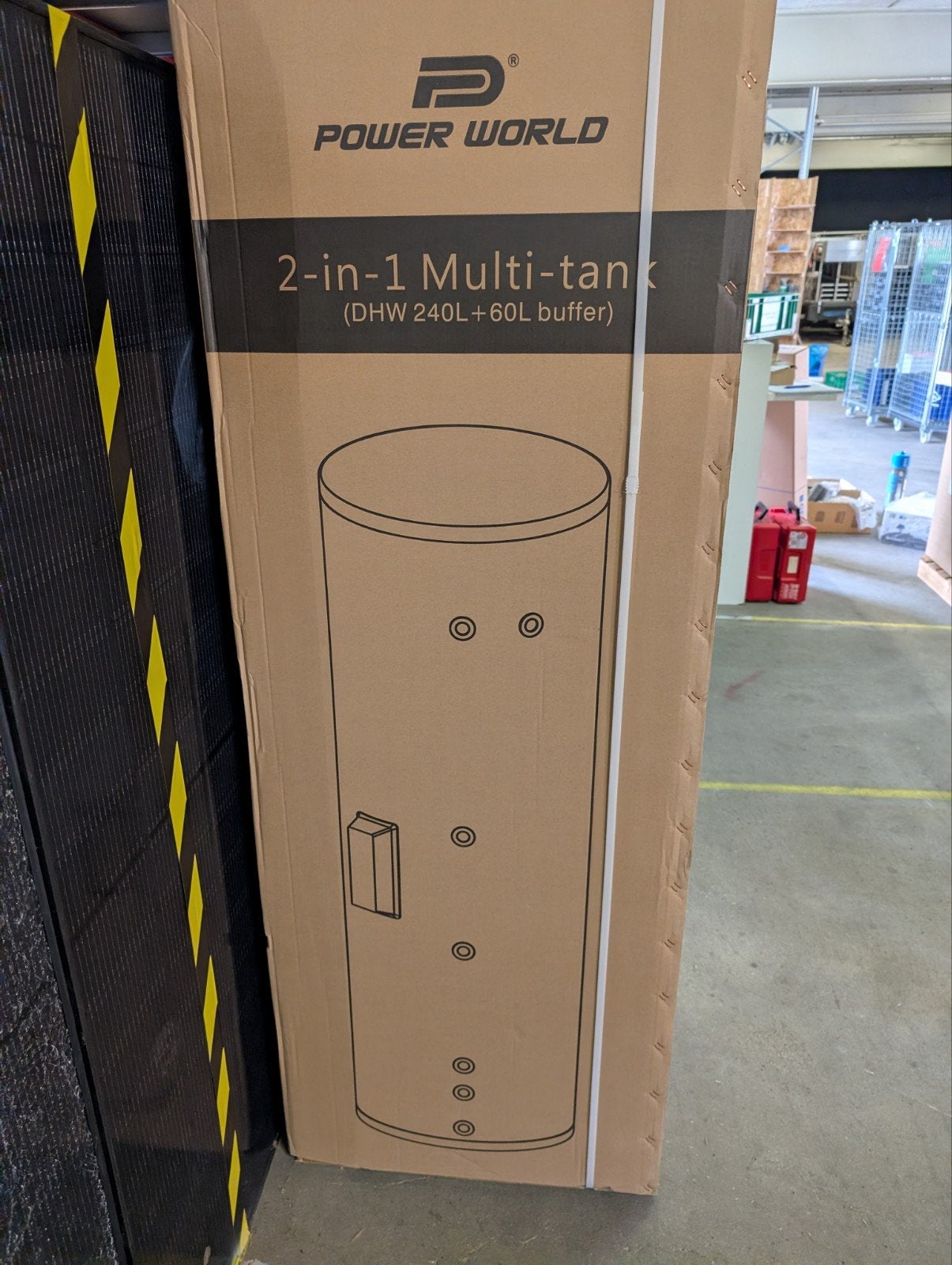 Power World 2-in-1 Multi-tank (DHW 240L+60L buffer), Ophalen of Verzenden