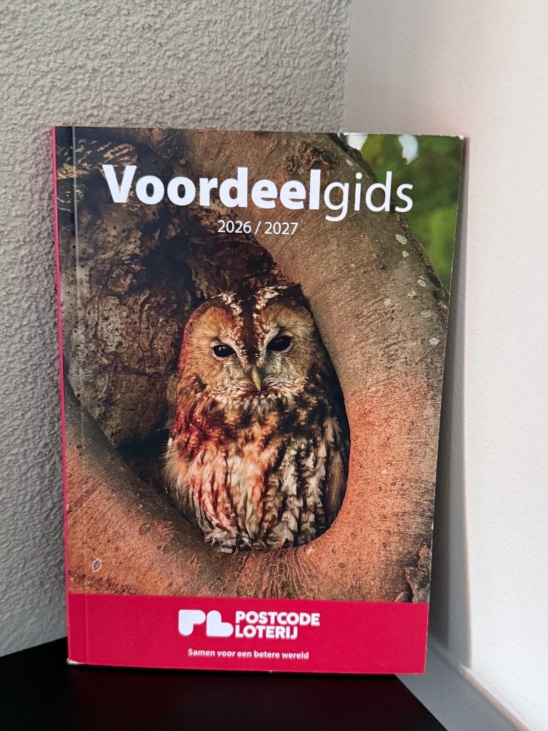 2026/2027 Voordeelgids | Postcode Loterij | Kortingsboekje, Tickets en Kaartjes, Kortingen en Cadeaubonnen, Drie personen of meer