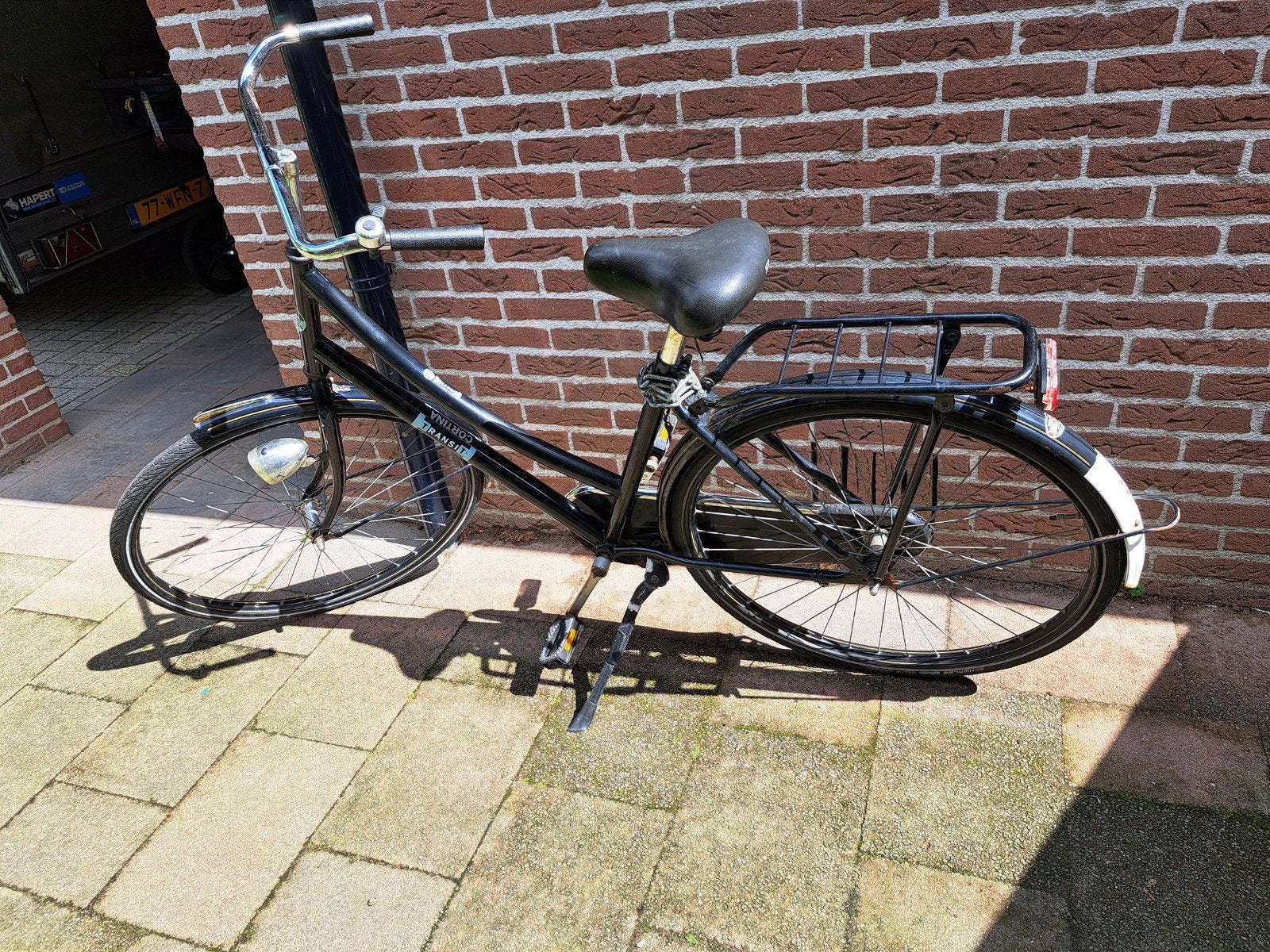 Omafiets 51 cm met terugtraprem en werkende verlichting, 50 tot 53 cm, Ophalen, Gebruikt