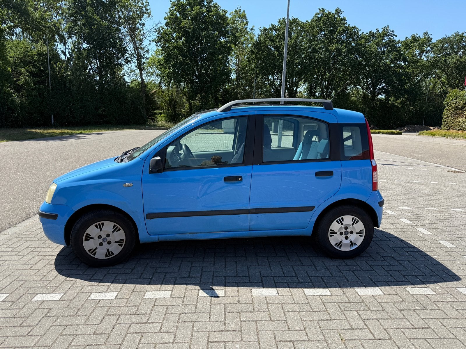 Fiat Panda 1.2 44KW 60PK 2006 Blauw, Auto's, Voorwielaandrijving, Origineel Nederlands, Handgeschakeld, Particulier
