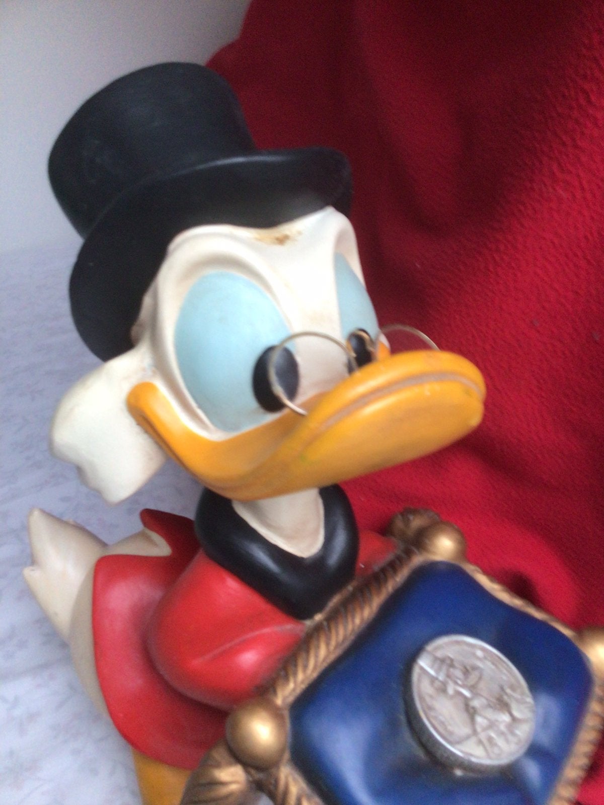 Dagobert Duck,met zijn geluksdubbeltje,origineel Disney, Ophalen of Verzenden, Zo goed als nieuw, Pandora