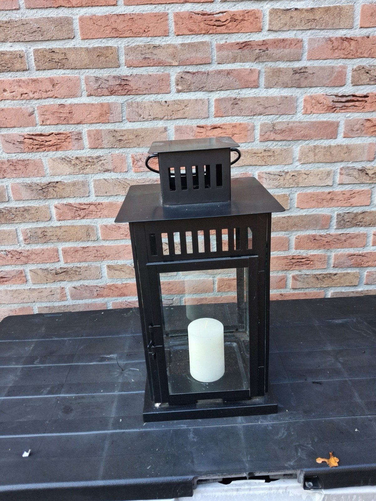 te koop  Lantaarn, Ophalen, Lantaarn, Zwart, Zo goed als nieuw