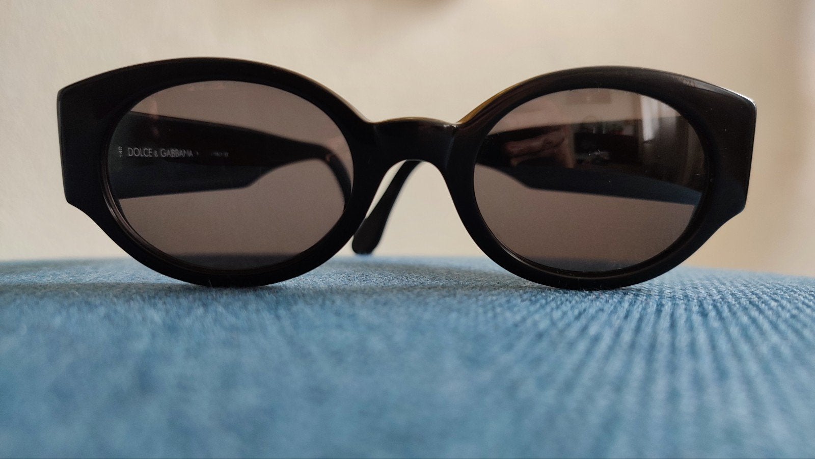 Dolce & Gabbana Zonnebril - Zwart Vintage, Gebruikt, Zonnebril, Zwart, Ophalen of Verzenden