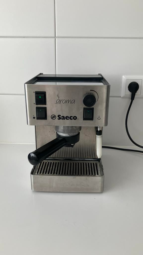 Saeco Aroma Espresso Apparaat - SIN 015X, Afneembaar waterreservoir, Gebruikt, Espresso apparaat, Gemalen koffie