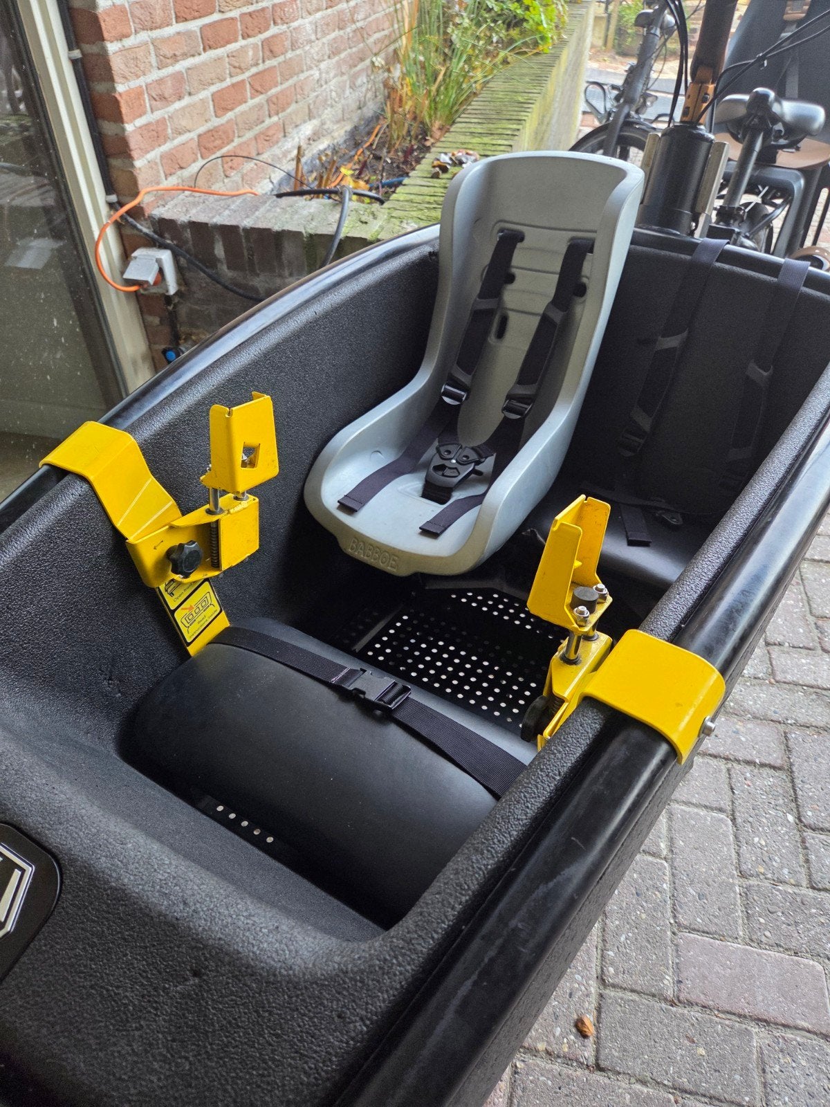 Babboe zitje voor bakfiets, Fietsen en Brommers, Ophalen, Gebruikt, Babboe