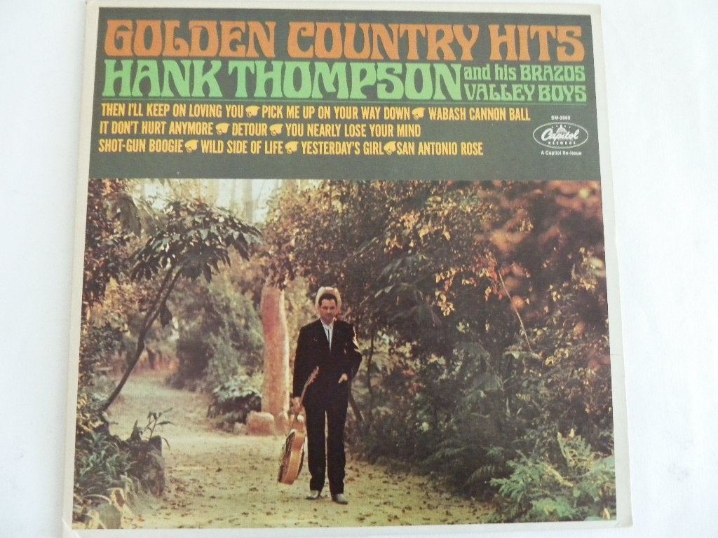 LP Hank Thompson - Golden Country Hits, LP, Gebruikt, Reissue, Ophalen of Verzenden