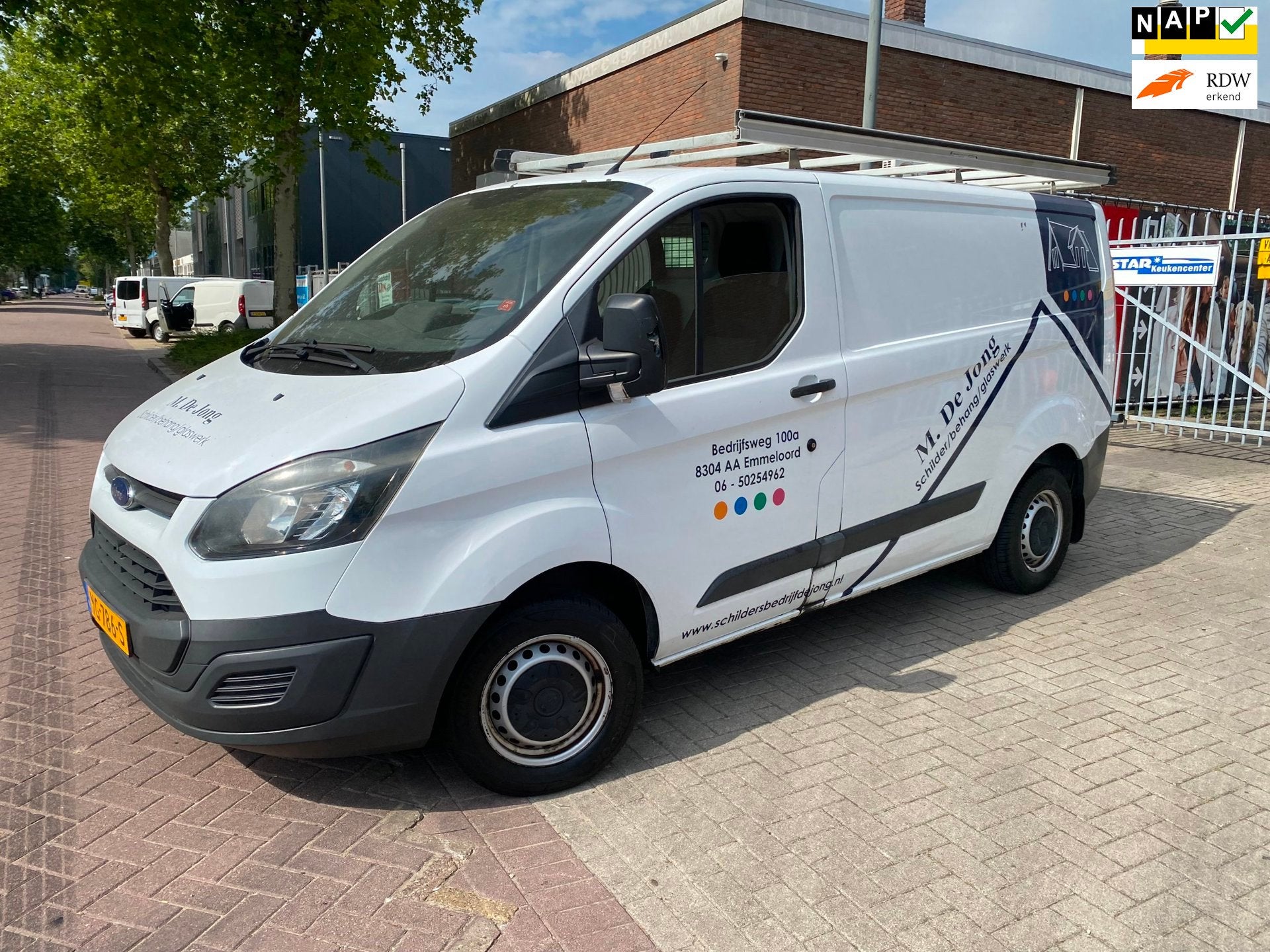 Ford Transit Custom 270 2.2 TDCI / 137.273 KM NAP / 2014 / E, Auto's, Bestelauto's, Bedrijf, Te koop, ABS, Bluetooth, Boordcomputer