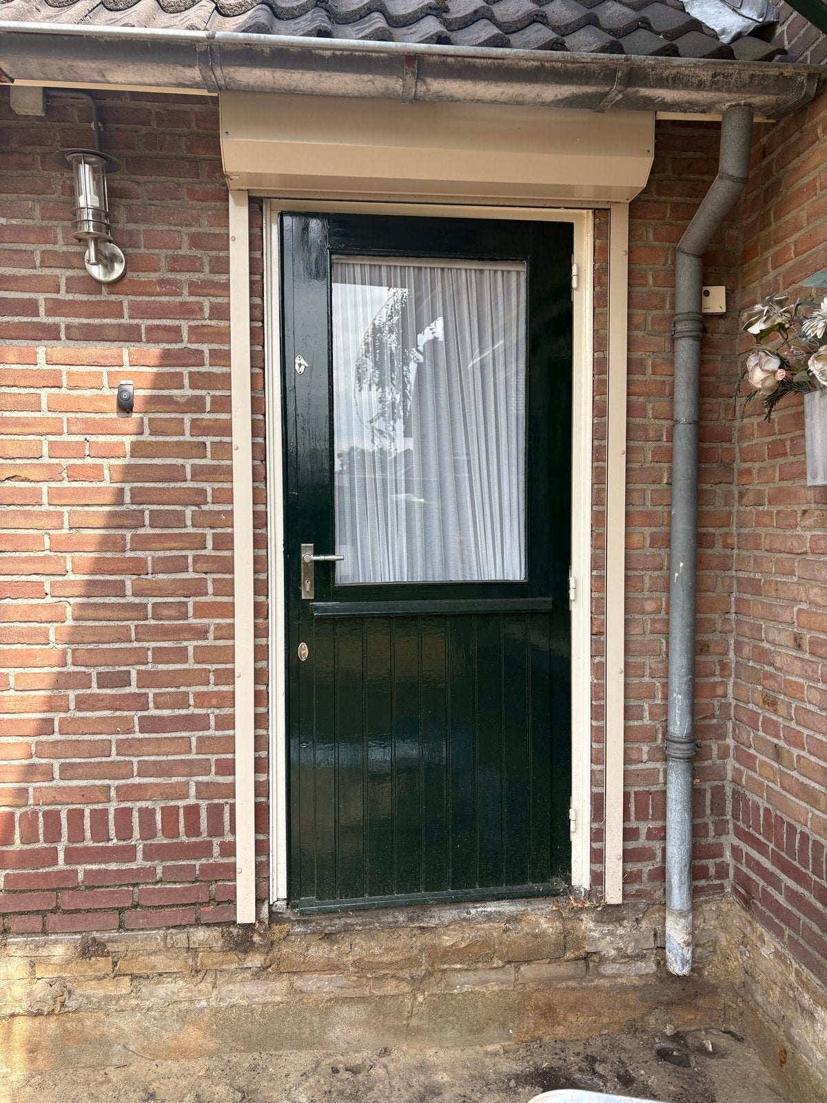 Rolluik, handbediening, Ophalen, Gebruikt