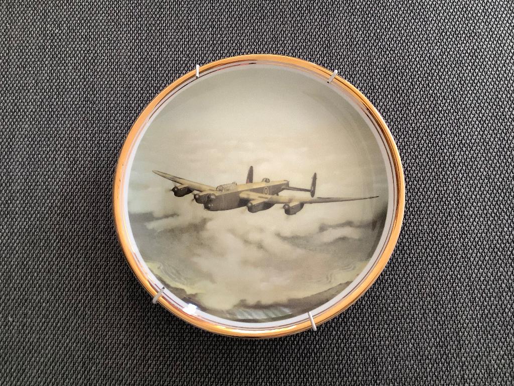 Lancaster vliegtuig bord wandbord verzamelobject Nieuw, Ophalen, Luchtmacht, Engeland, Miniatuur of Beeldje