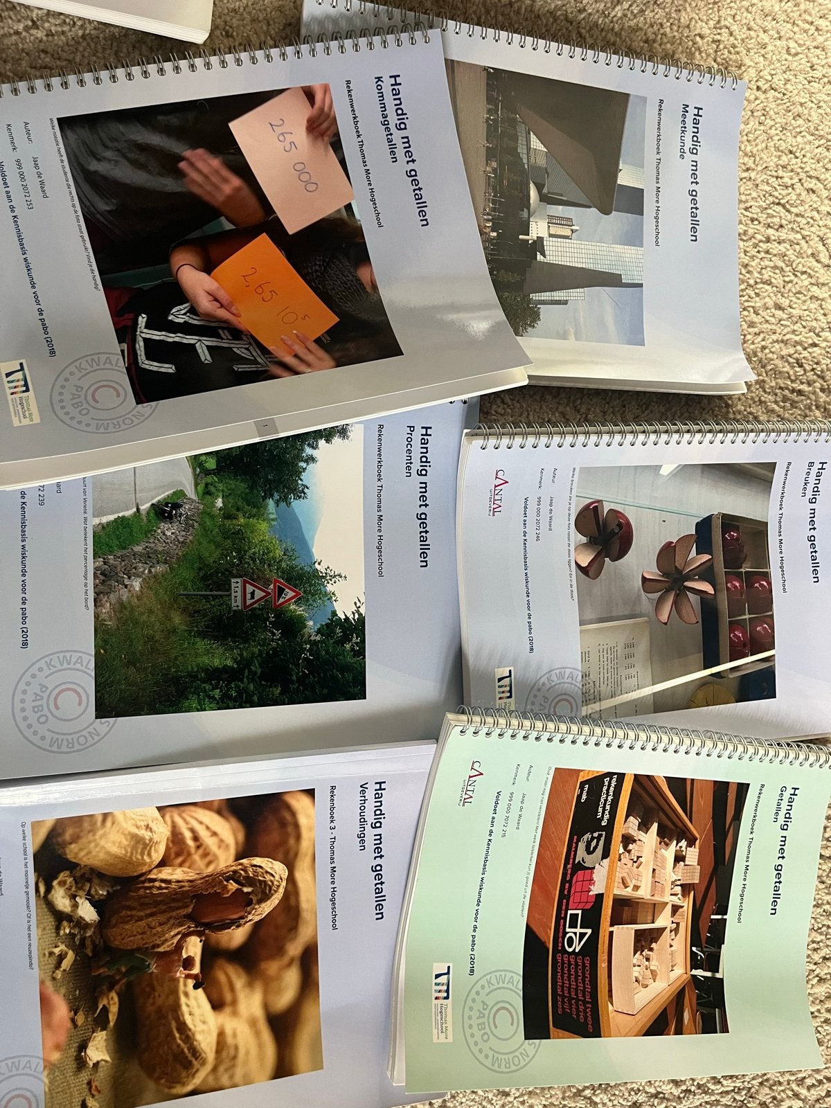 Handig met getallen rekenwerkboeken Thomas More Hogeschool, Boeken, Ophalen of Verzenden, Gamma, Zo goed als nieuw, HBO