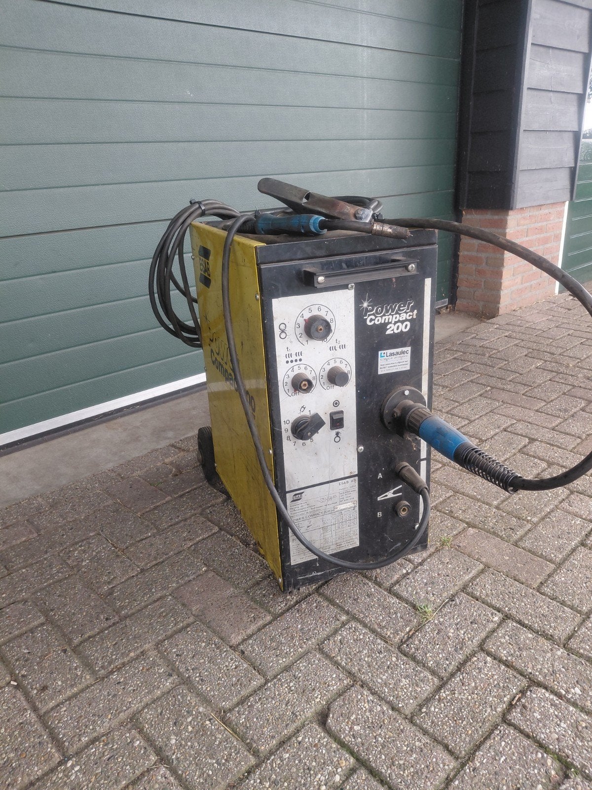 Esab Power Compact 200 lasapparaat 220V 230V, Ophalen, Gebruikt, 150 tot 250 ampère, Elektroden
