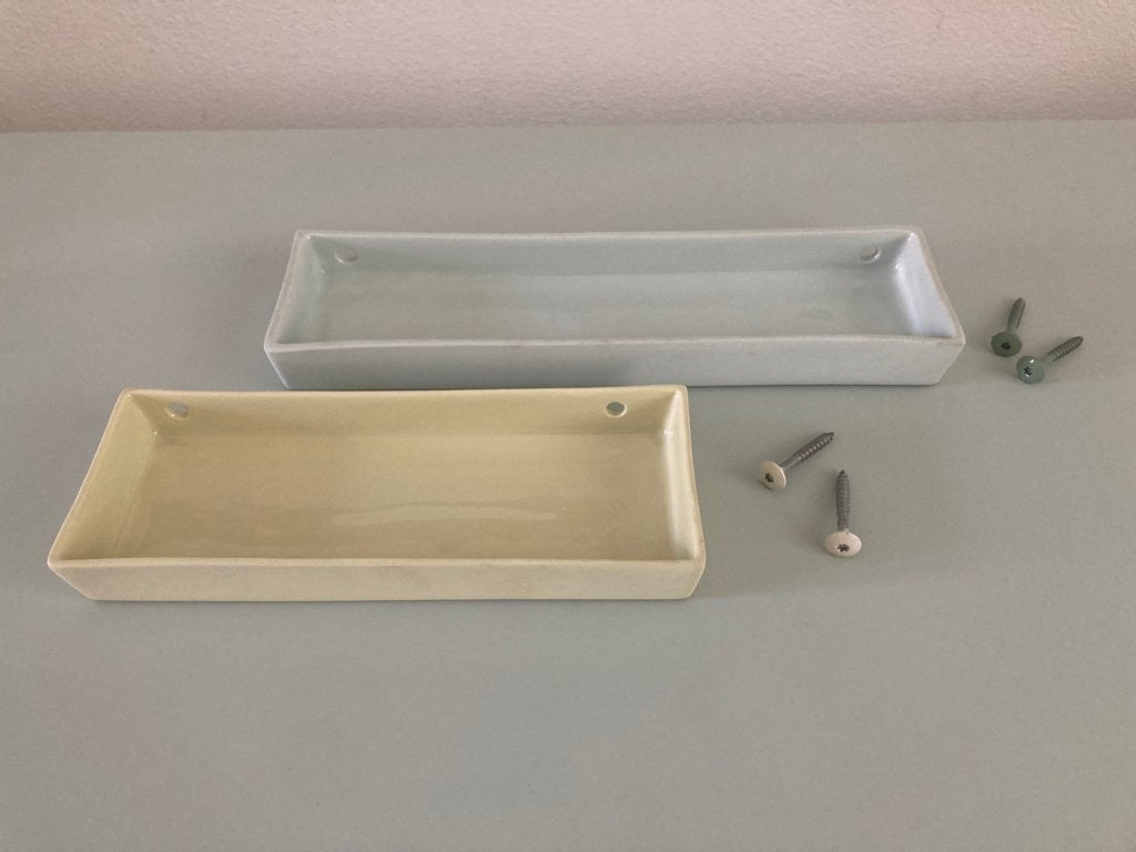 Keramische plankjes Harm en Elke, Ophalen of Verzenden, Zo goed als nieuw