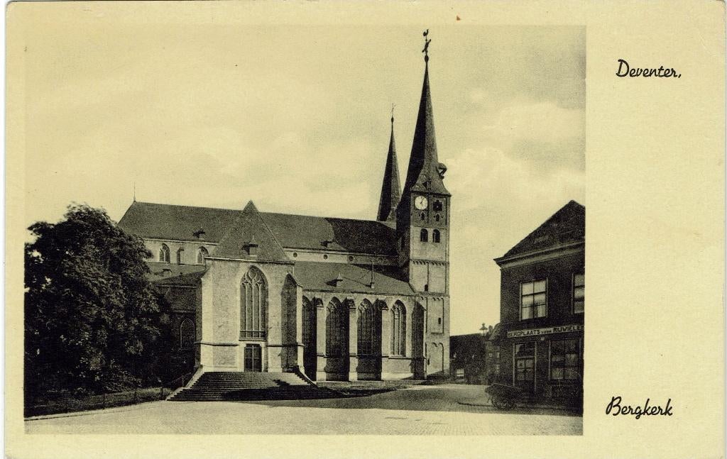 Deventer – Bergkerk., Ophalen of Verzenden, 1960 tot 1980, Ongelopen, Overijssel