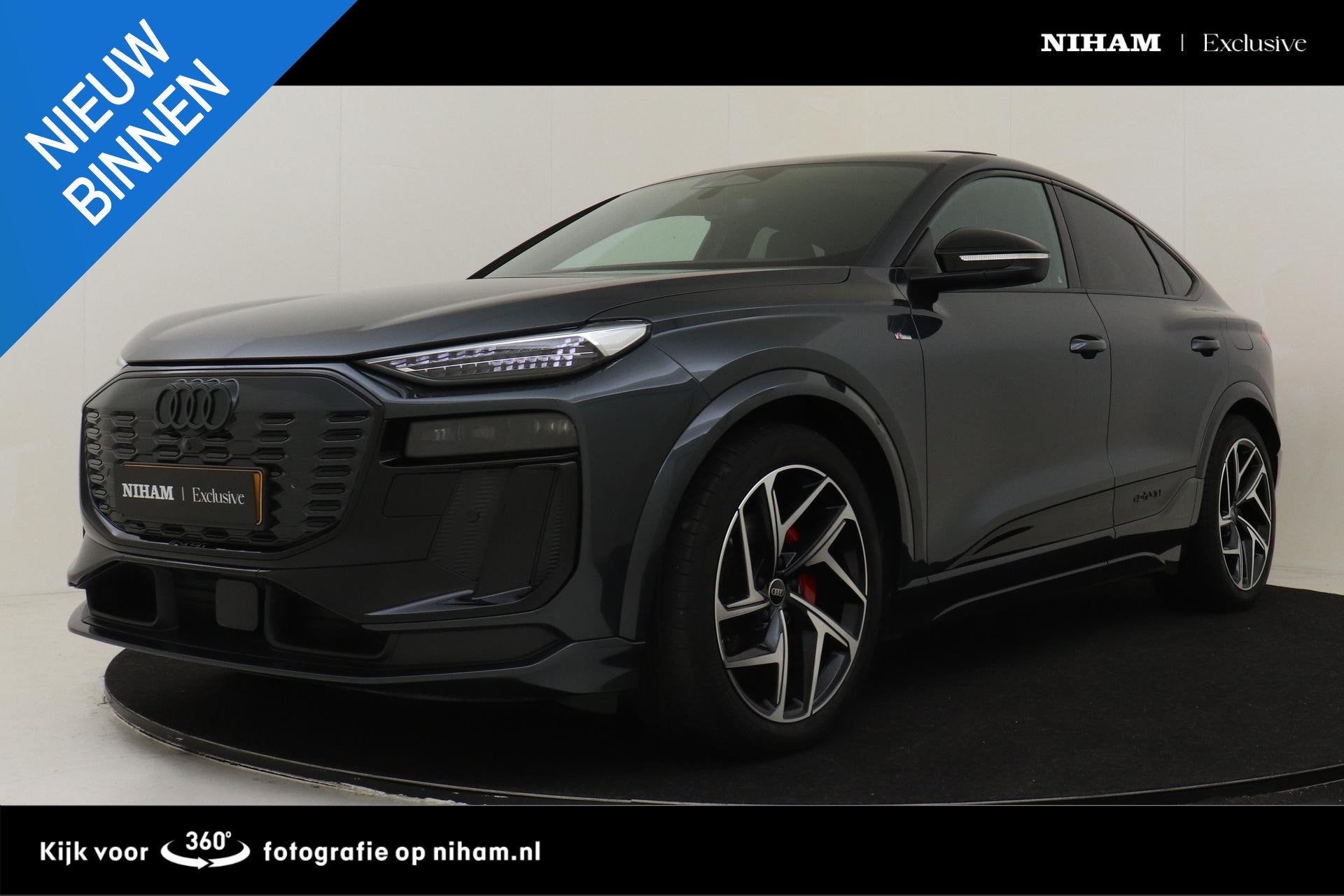 Audi Q6 SPORTBACK E-TRON S EDITION PERFORMANCE 100 kWh -PANO, Auto's, Automaat, 12 maanden, Gebruikt, Origineel Nederlands
