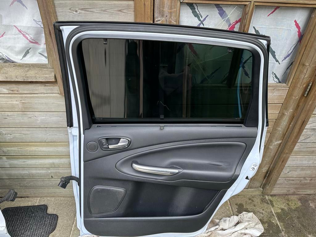 Ford S-Max Achterdeur Rechtsachter Wit (2012), Ophalen, Gebruikt, Deur, Ford