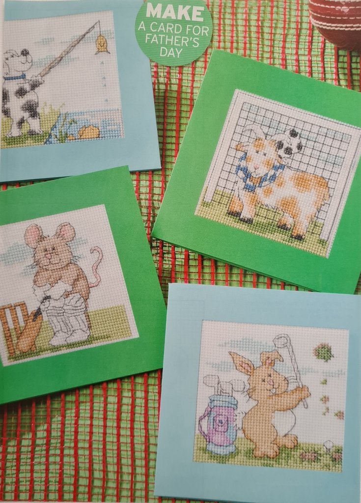 Sportieve dieren 4 borduurpatronen, Ophalen, Nieuw, Handborduren, Patroon