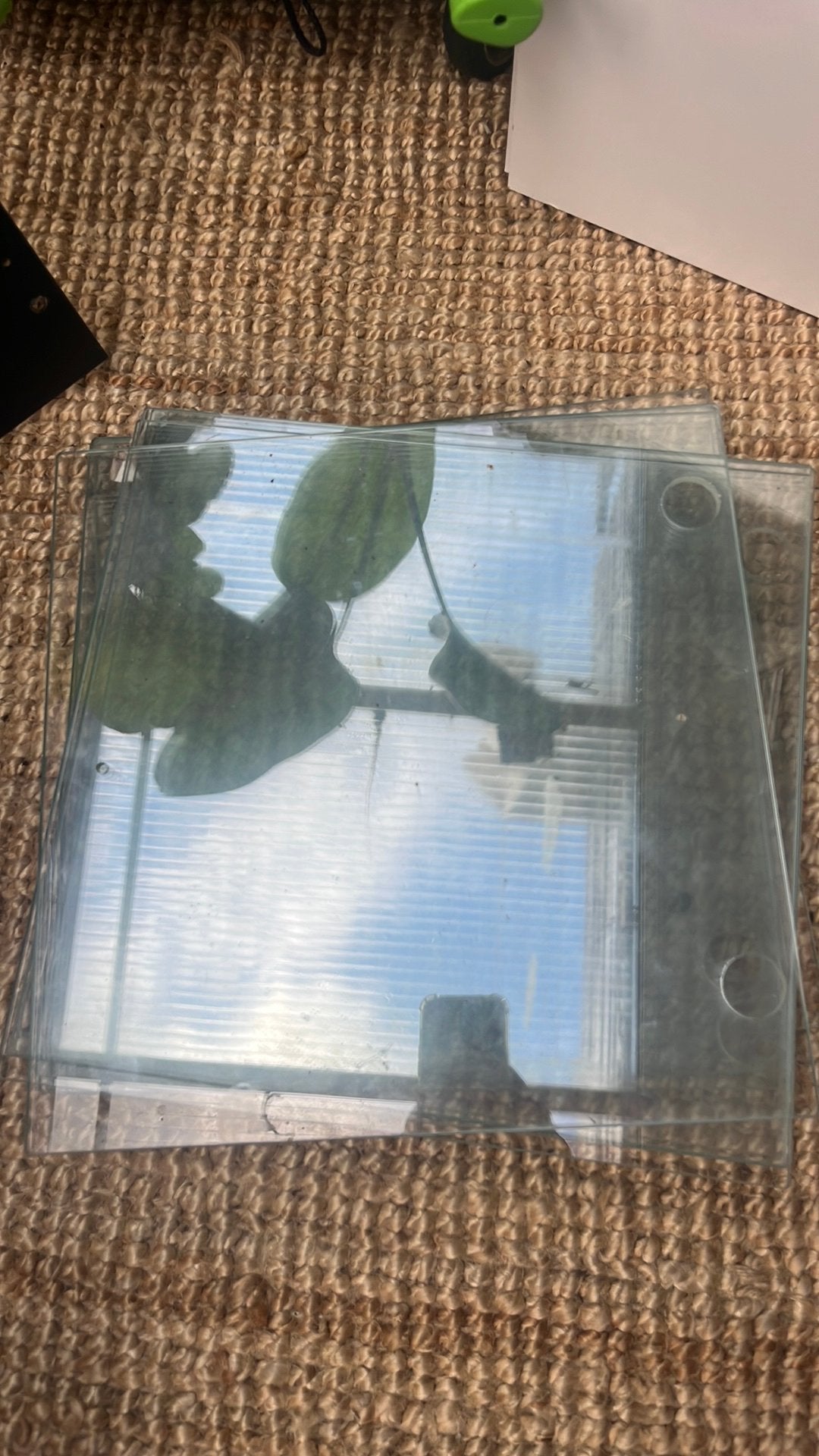 4 Kallax vitrine inserts en 2 glazen deurtjes, Minder dan 100 cm, 25 tot 50 cm, 50 tot 100 cm, Ophalen of Verzenden