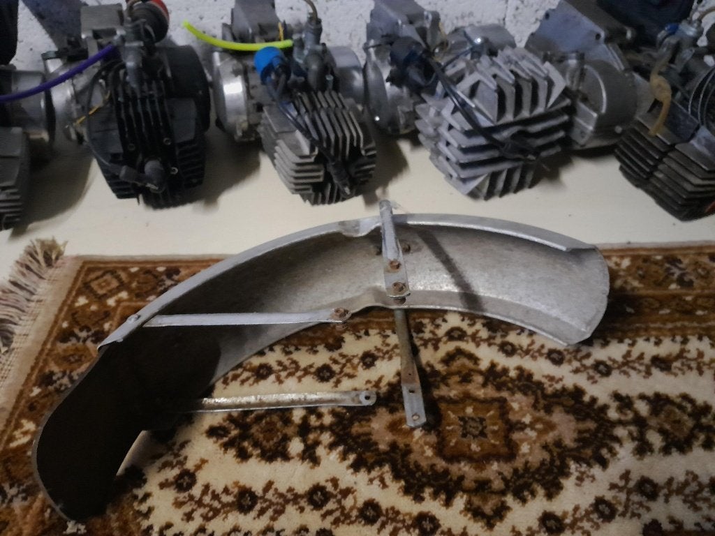 Puch X40 voorspatbord, Ophalen, Gebruikt