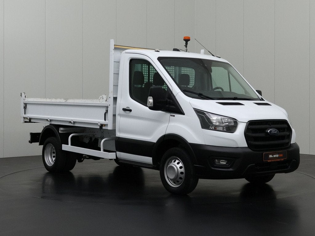 Ford Transit 2.0TDCi 170PK Kipper | 3500Kg Trekhaak | Airco, Gebruikt, 2525 kg, Wit, Multifunctioneel stuurwiel