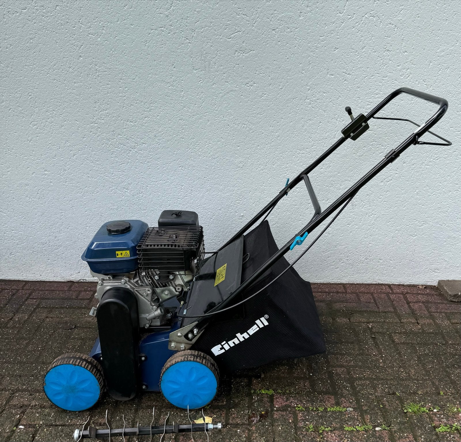 Einhell BG-SC 2240 P Benzine Verticuteermachine, Ophalen, Cirkelmaaier, Gebruikt, 40 t/m 49 cm