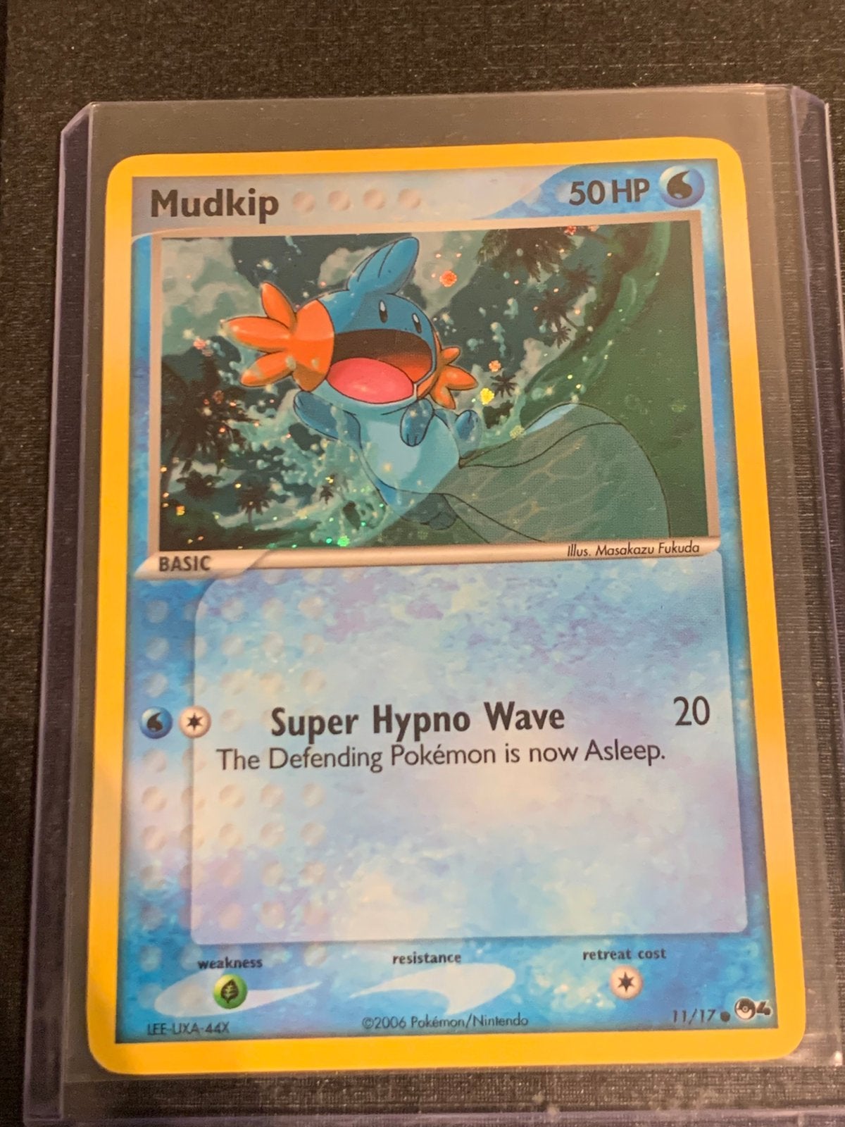 Mudkip Holo Pop Series 4, Ophalen of Verzenden, Zo goed als nieuw, Losse kaart, Foil
