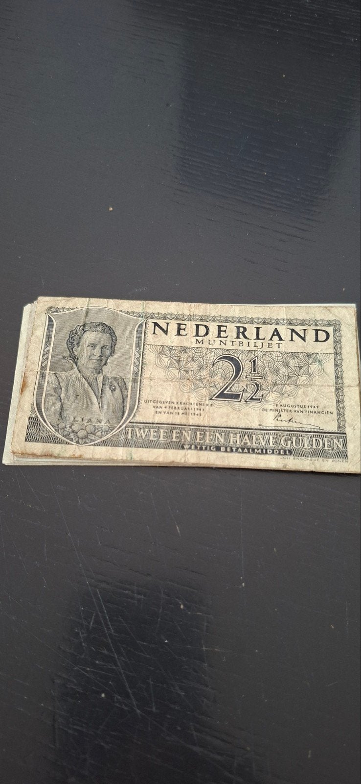 2 1/2 gulden biljet 1949 bieden, Ophalen of Verzenden