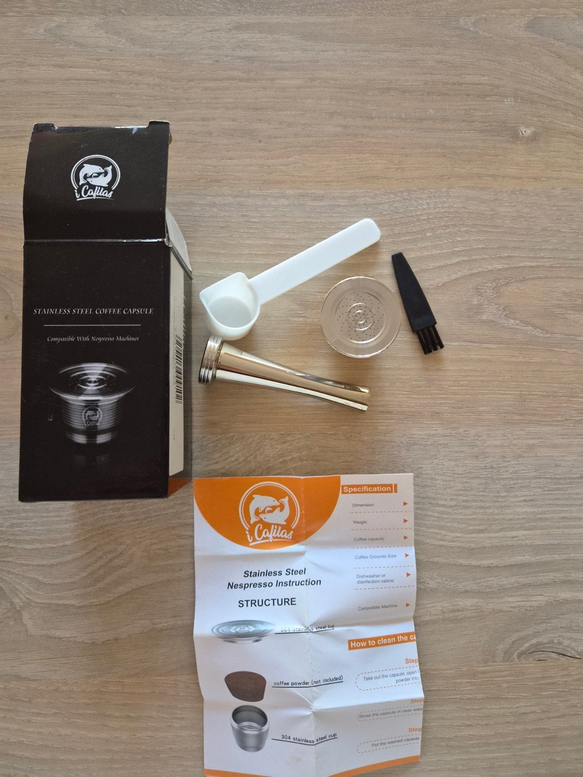 RVS herbruikbare Nespressocup, nieuw, Nespresso, Nieuw, Ophalen of Verzenden, Capsulehouder