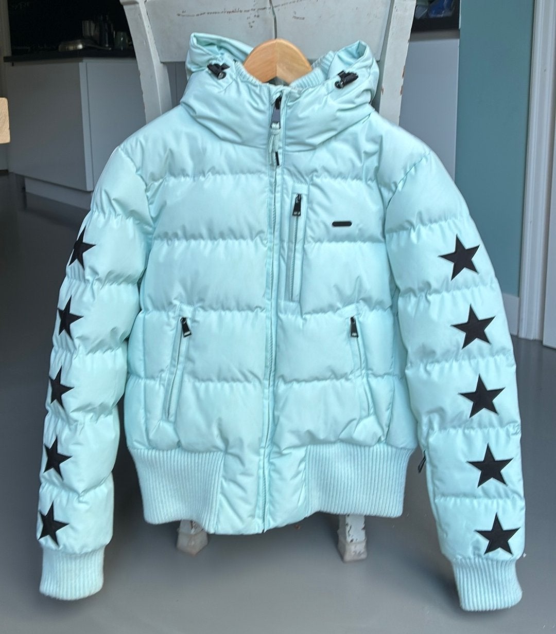 Airforce Taos, blauw pastel, winterjas / skijas, medium, Ophalen of Verzenden, Zo goed als nieuw, Jack