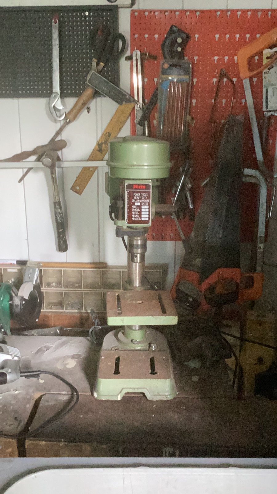Ferm kolomboormachine, Doe-het-zelf en Verbouw, Gereedschap | Boormachines, Ophalen, Gebruikt
