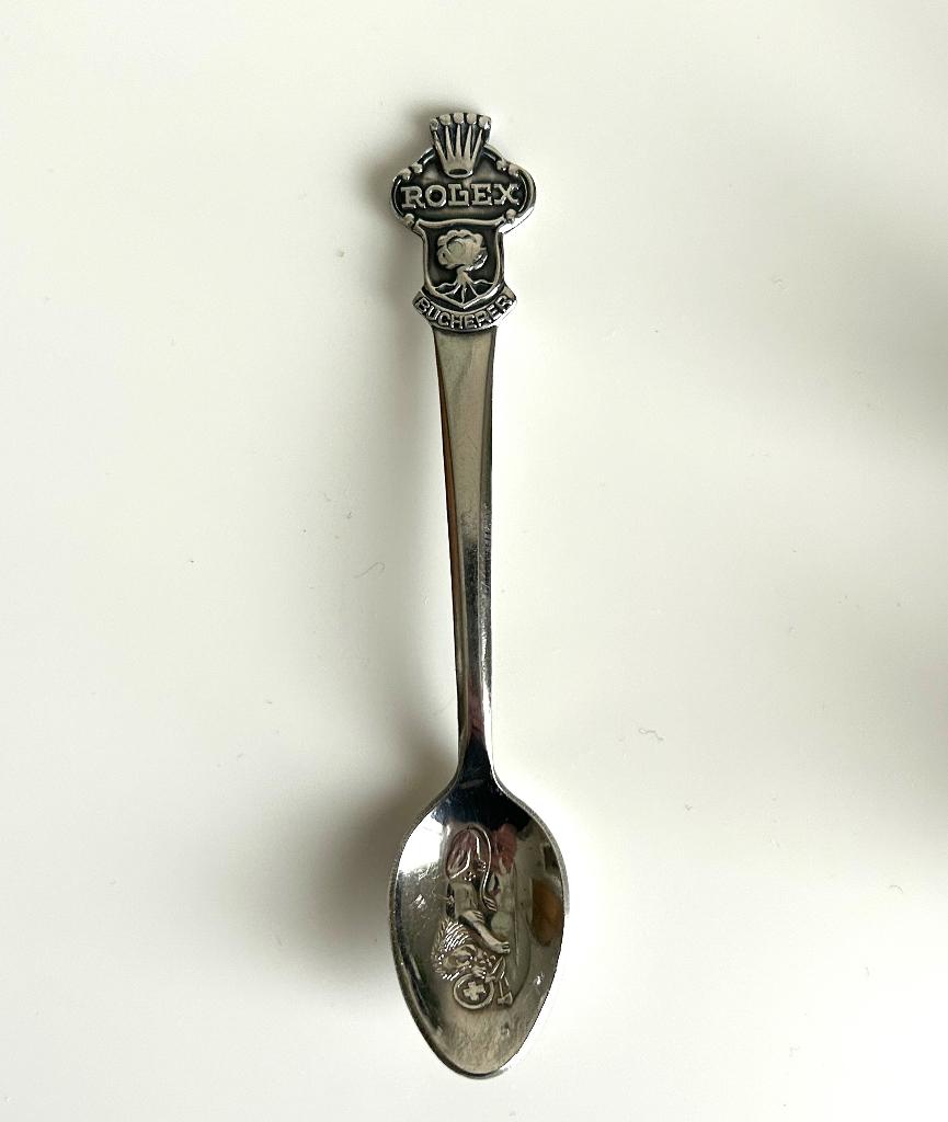 Rolex Bucherer verzilverd lepeltje, Ophalen of Verzenden