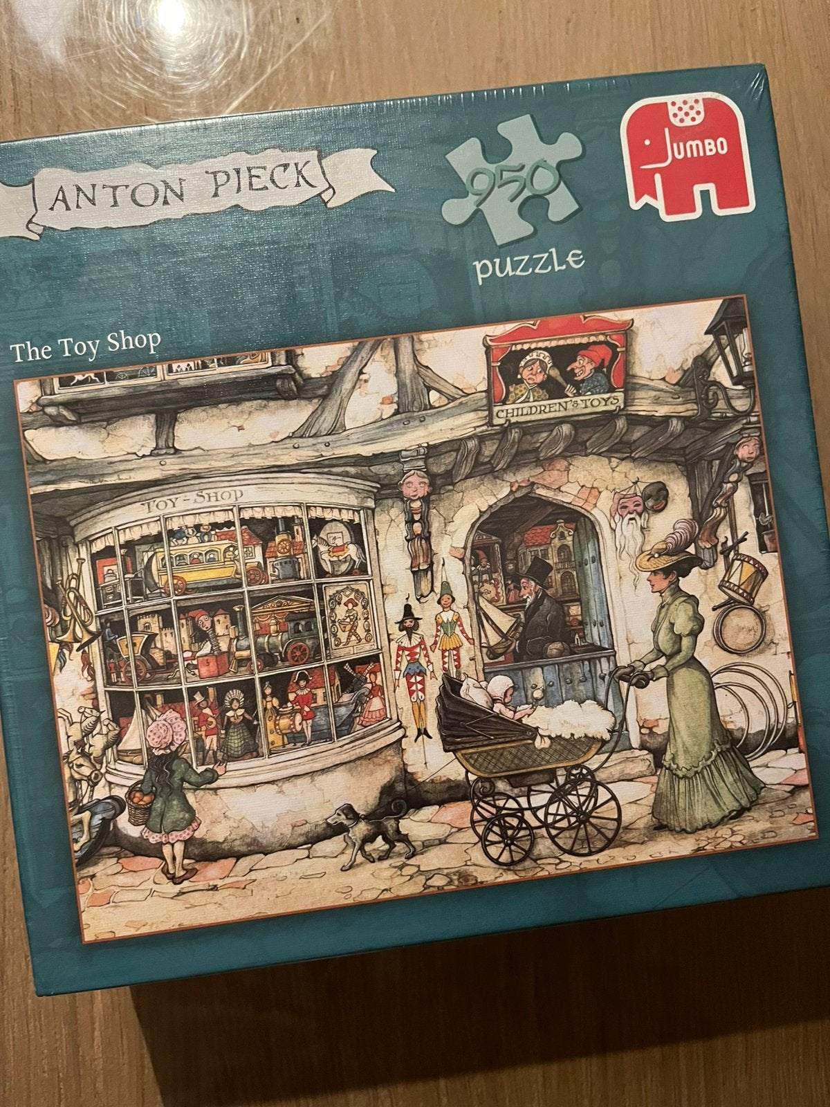 Leuke puzzel Anton Pieck The toy shop 950 stukjes, Ophalen of Verzenden, 500 t/m 1500 stukjes, Nieuw, Legpuzzel