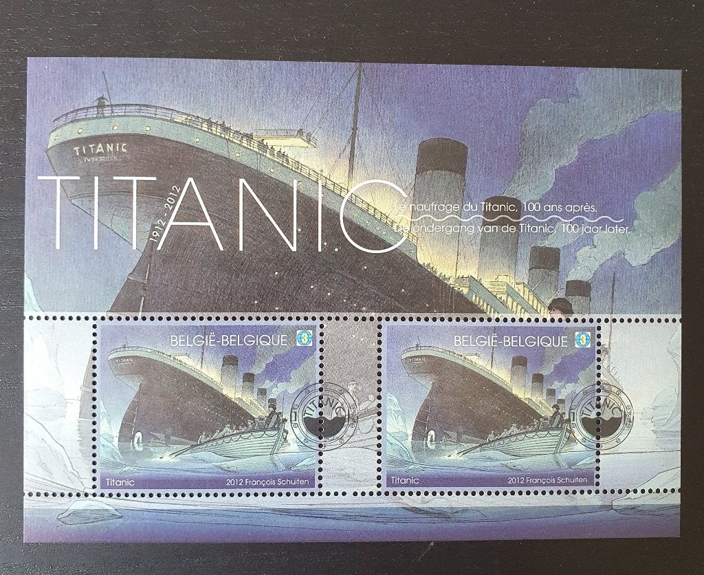 Belgie 2012 Titanic Schip Michel blok 168 postfris, Verzenden, Postfris, Overige thema's