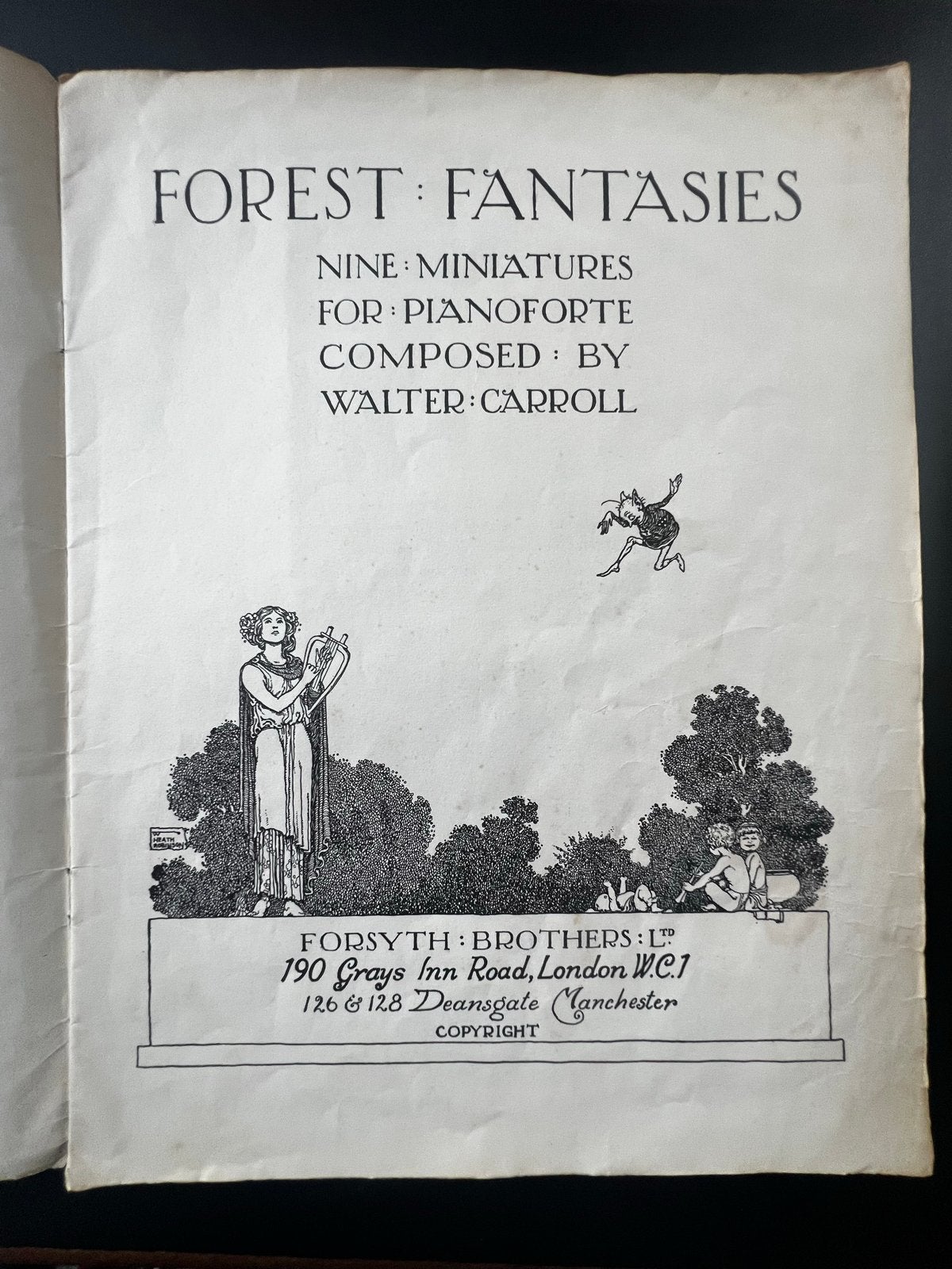 Forest Fantasies: Negen Miniaturen voor Pianoforte, Gebruikt, Verzenden, Klassiek, Overige soorten