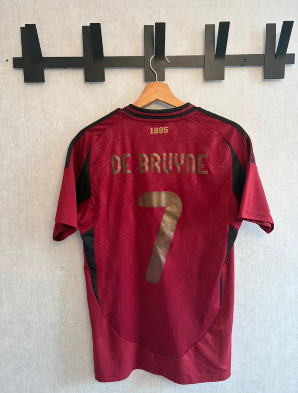 België De Bruyne Thuisshirt 2024 Maat S, Maat S, Verzenden, Zo goed als nieuw, Shirt