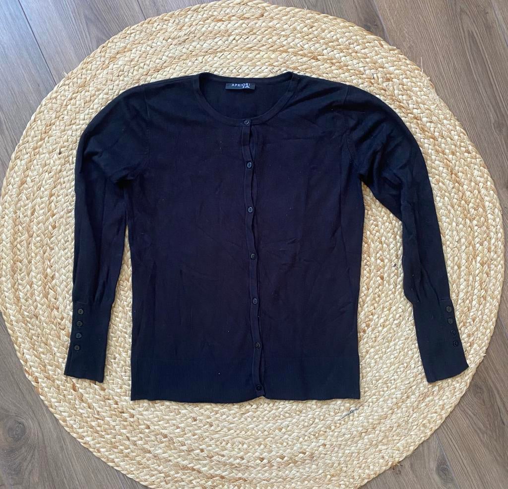 Vestje Apriori maat M, Kleding | Dames, Ophalen of Verzenden, Zo goed als nieuw, Maat 38/40 (M), Zwart