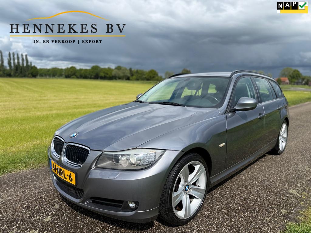BMW 3-serie Touring 318d Corporate Lease Business Line, Auto's, BMW, Automaat, Zwart, 4 cilinders, Origineel Nederlands