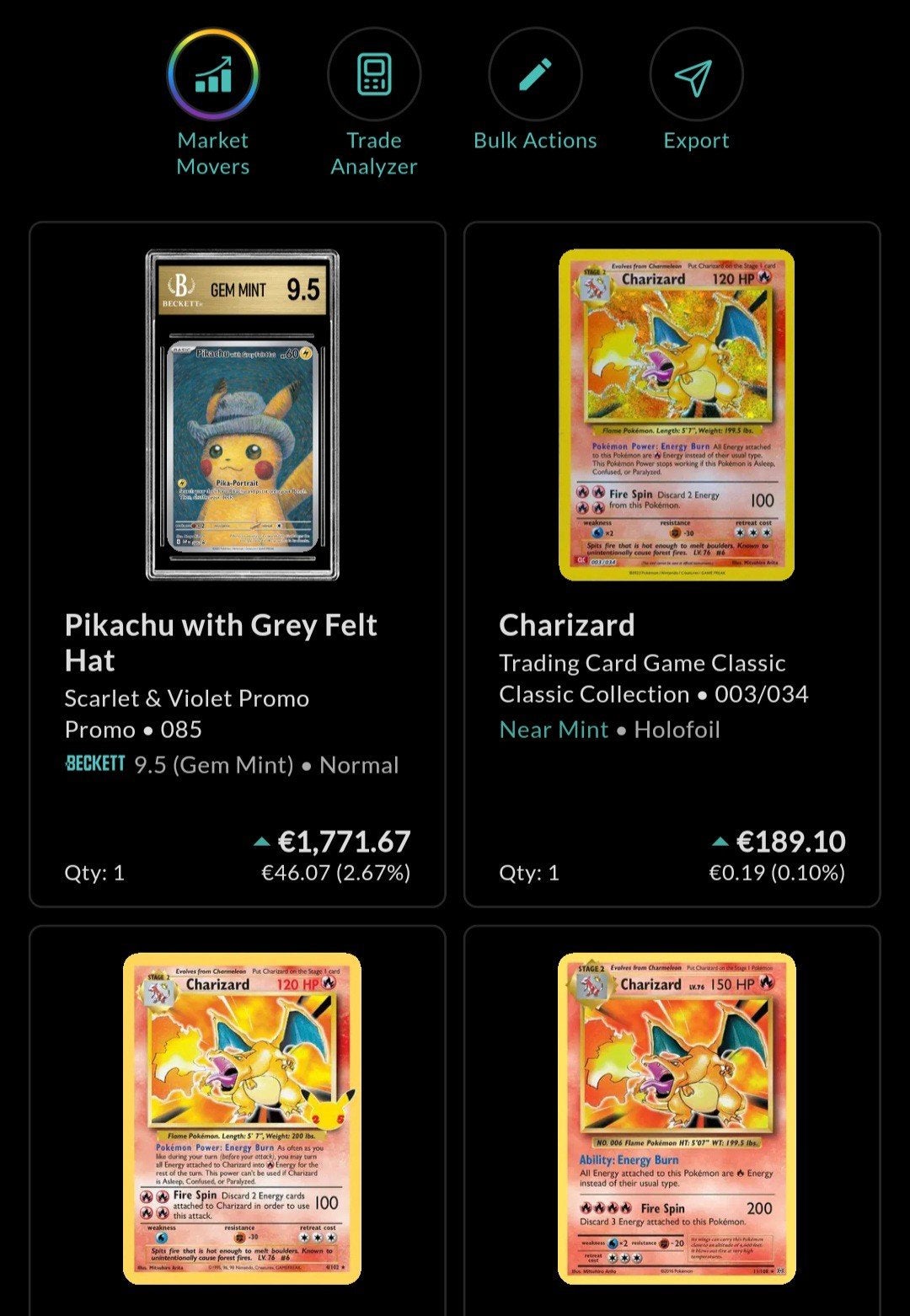 Pikachu With Grey Felt Hat - BGS 9.5, Hobby en Vrije tijd, Verzamelkaartspellen | Pokémon, Foil, Ophalen of Verzenden, Nieuw, Losse kaart