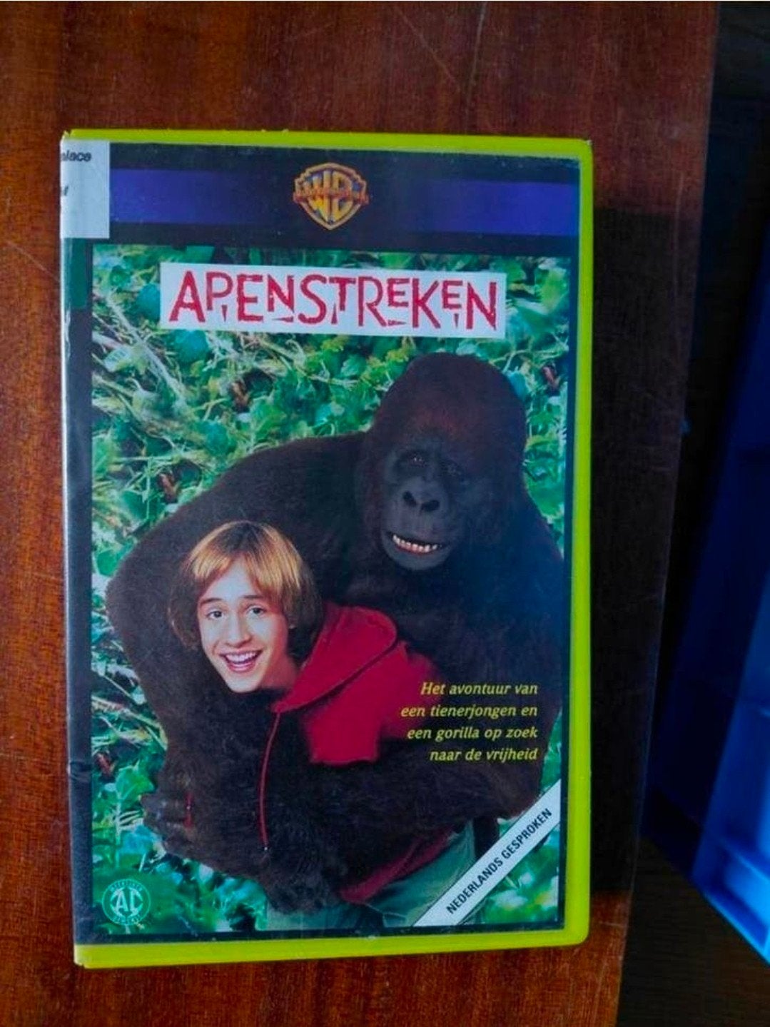 Apenstreken videoband. Ex-Rental. Grote hoes Born to Be Wild, Ophalen of Verzenden, Gebruikt, Kinderprogramma of -film, VHS
