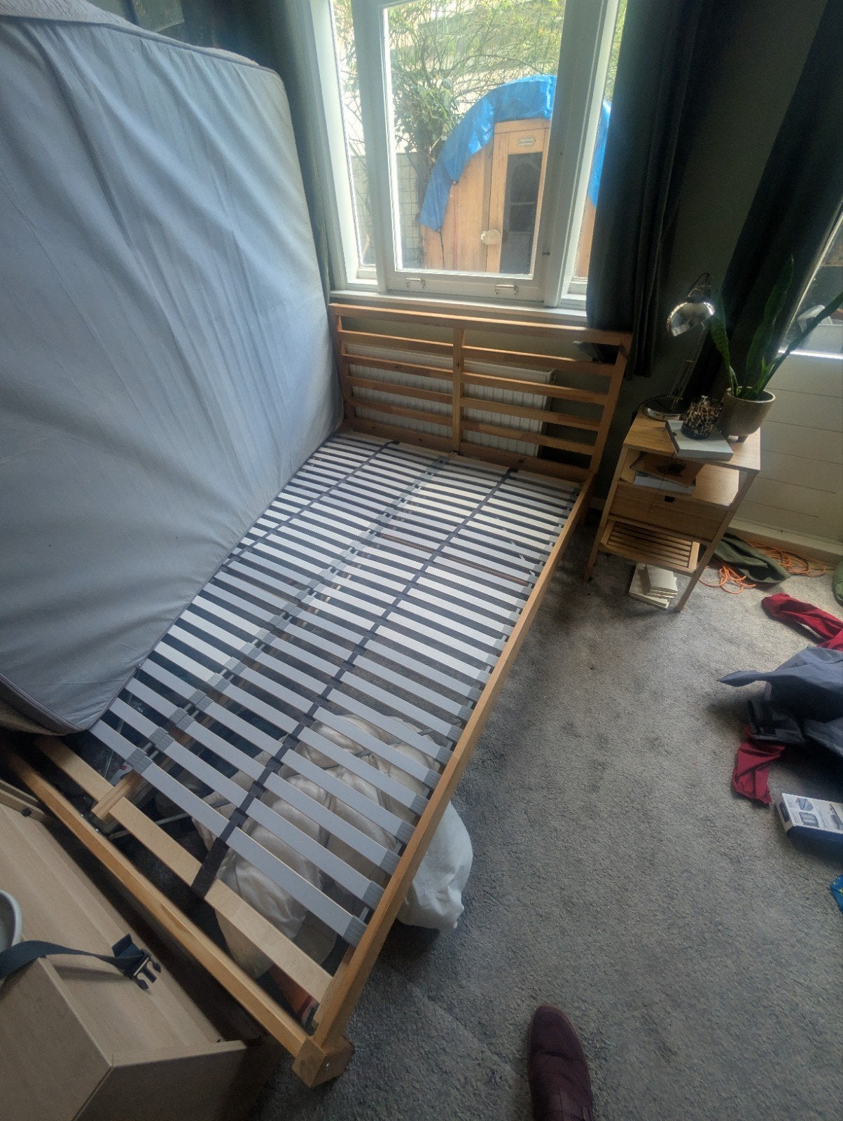 IKEA TARVA Bedframe 140x200 cm – Massief Grenen (Inclusief L, Ophalen, Tweepersoons, 140 cm