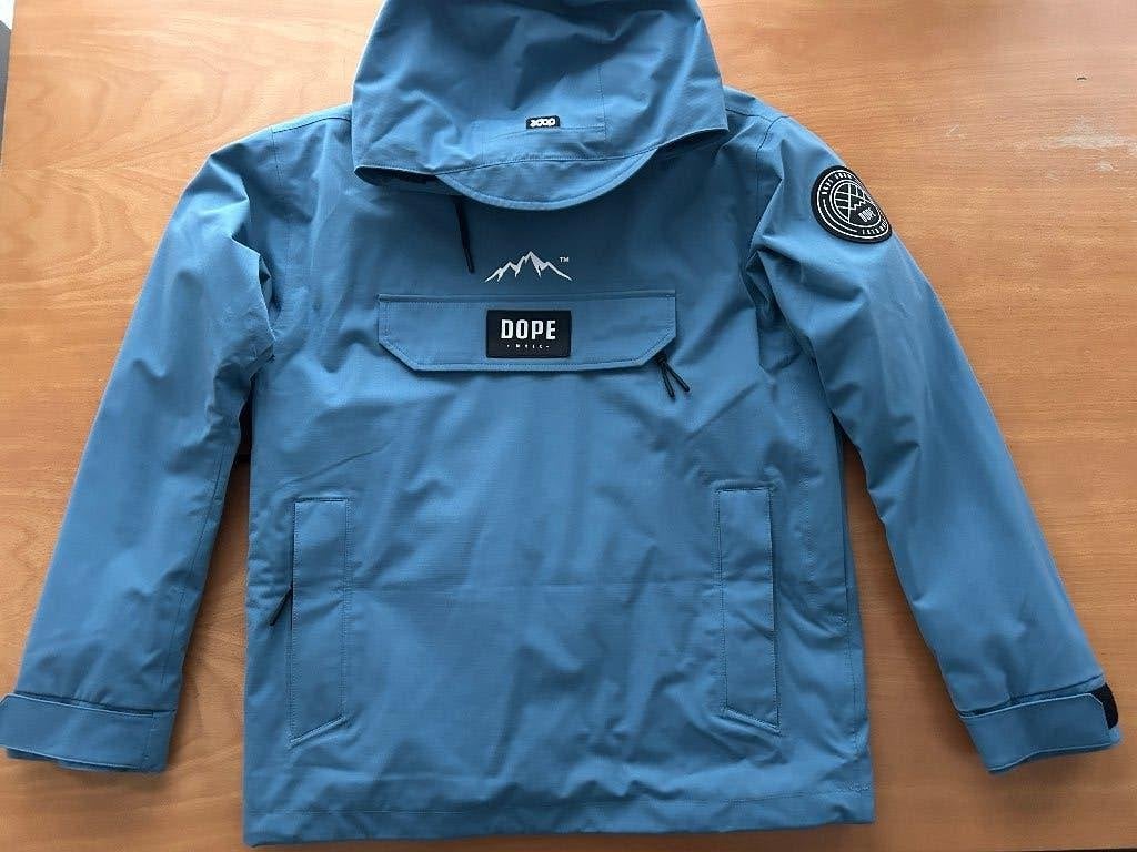 Dope Snow Blizzard snowboard ski jas blauw mt XXS mt 158, Ophalen of Verzenden, Zo goed als nieuw, Jack, Maat 34 (XS) of kleiner