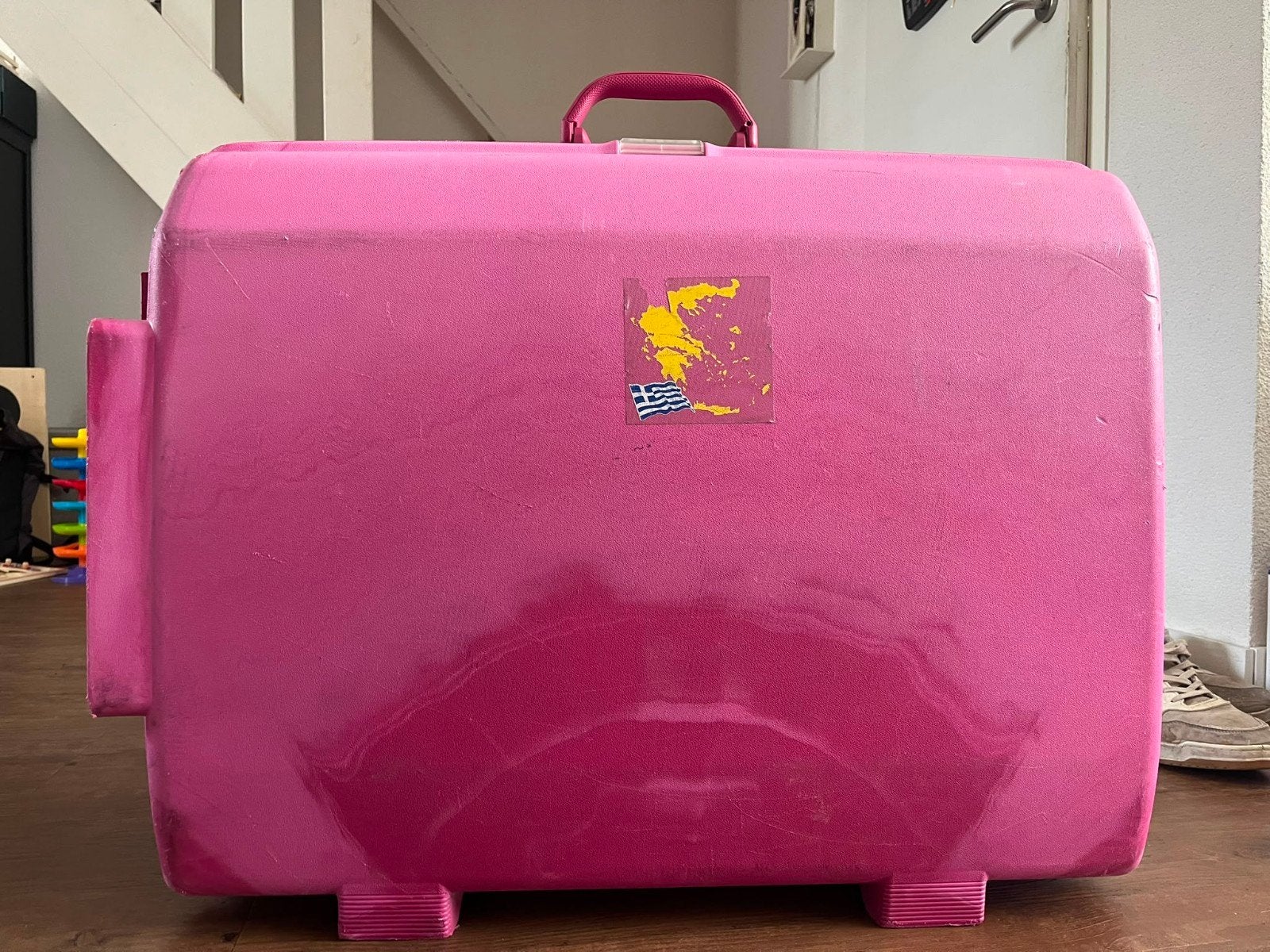 samsonite koffer, Gebruikt, Hard kunststof, 45 tot 55 cm, 70 cm of meer