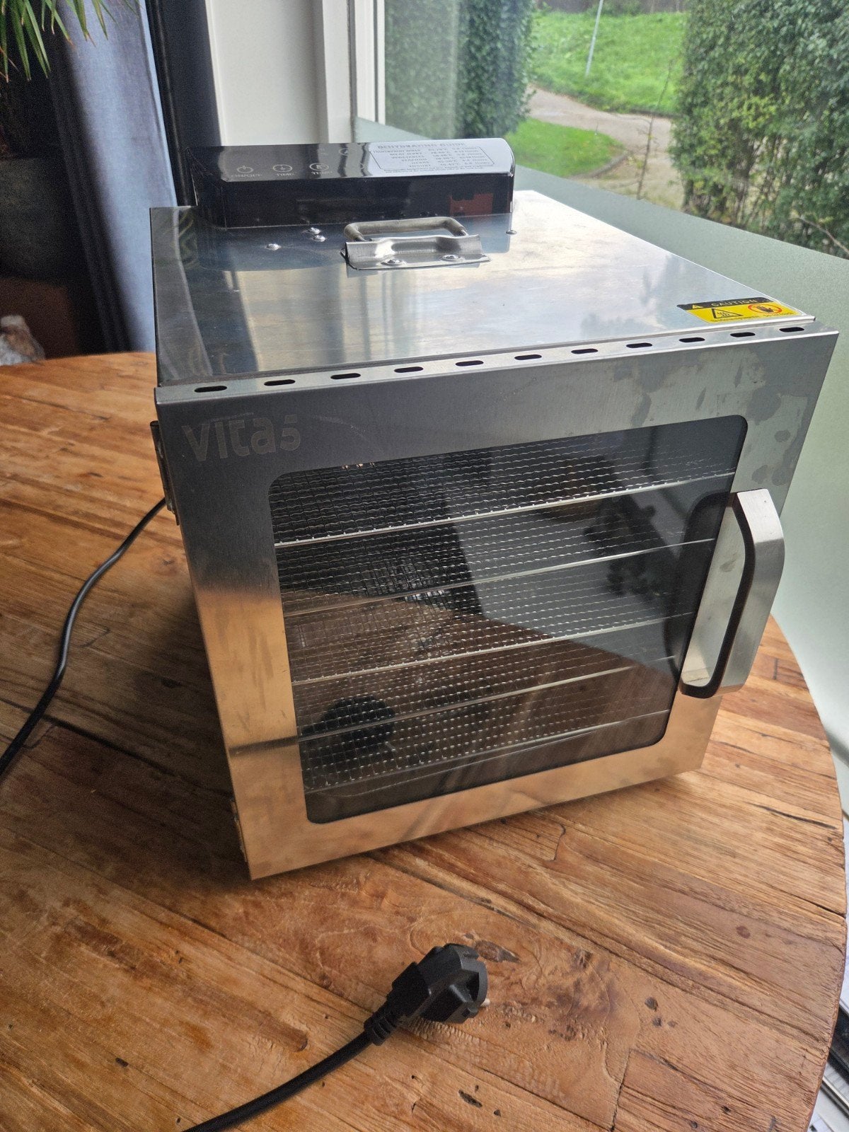 Vita5 Nobel-S 6 Tray Dehydrator - Voedseldroger, Ophalen, Overige typen, Zilver, Zo goed als nieuw