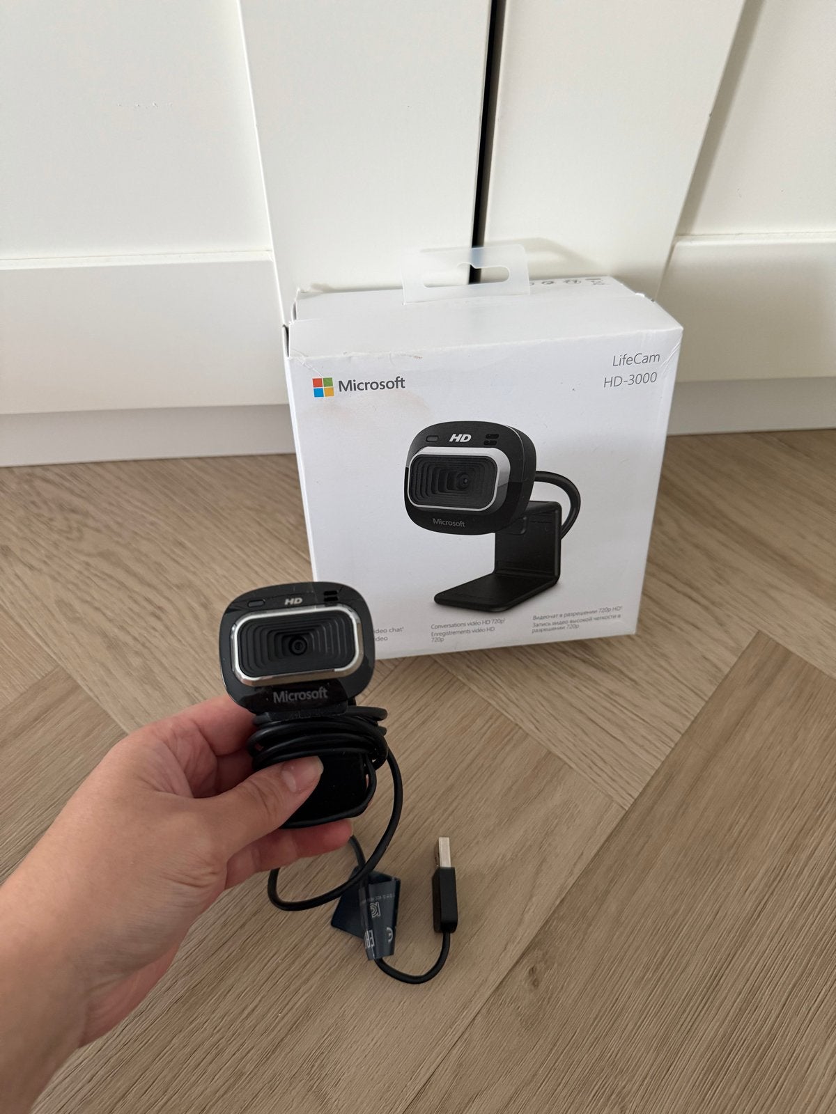 Microsoft LifeCam HD-3000 Webcam - Zo goed als nieuw, Ophalen of Verzenden, Zo goed als nieuw, Windows, Monitorclip