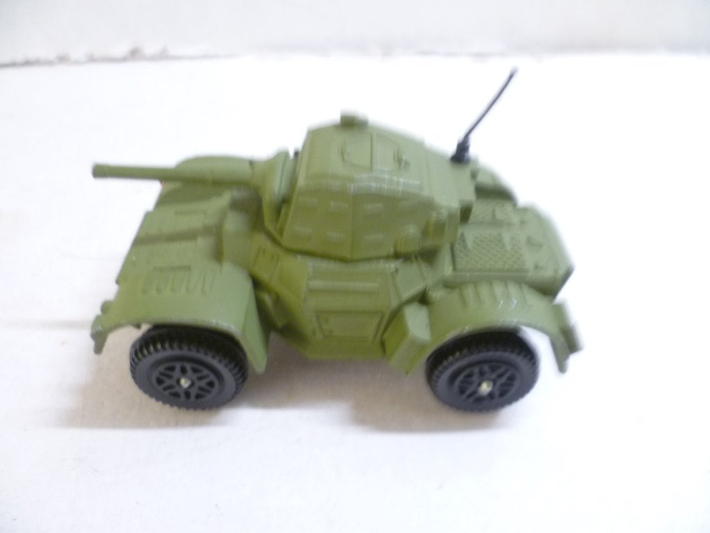 Dinky Toys 670 Daimler Armoured Car plastic banden militair, Ophalen of Verzenden, Landmacht, Engeland, Miniatuur of Beeldje