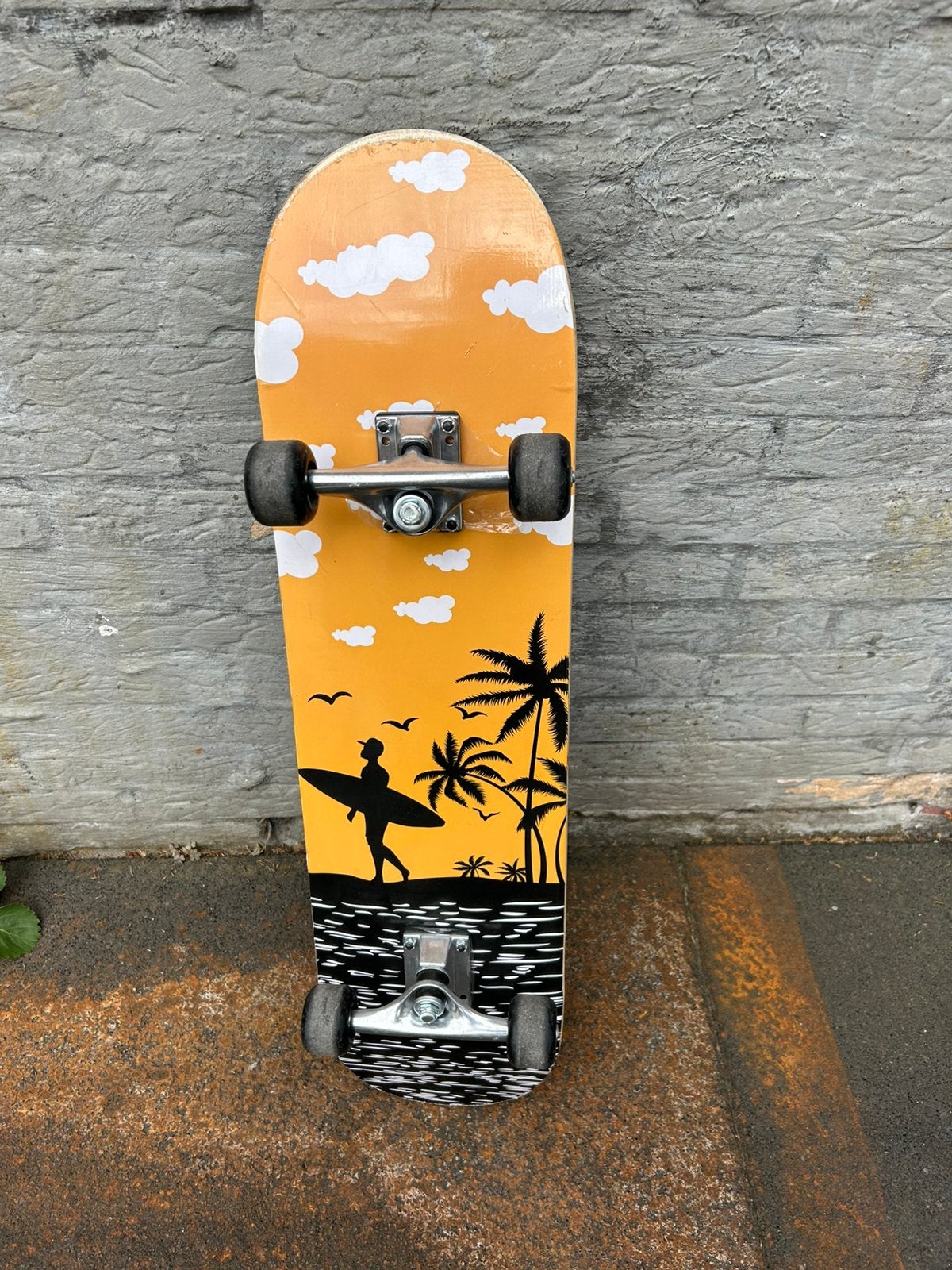 Skateboard zgan, Sport en Fitness, Skateboarden, Ophalen, Zo goed als nieuw, Skateboard