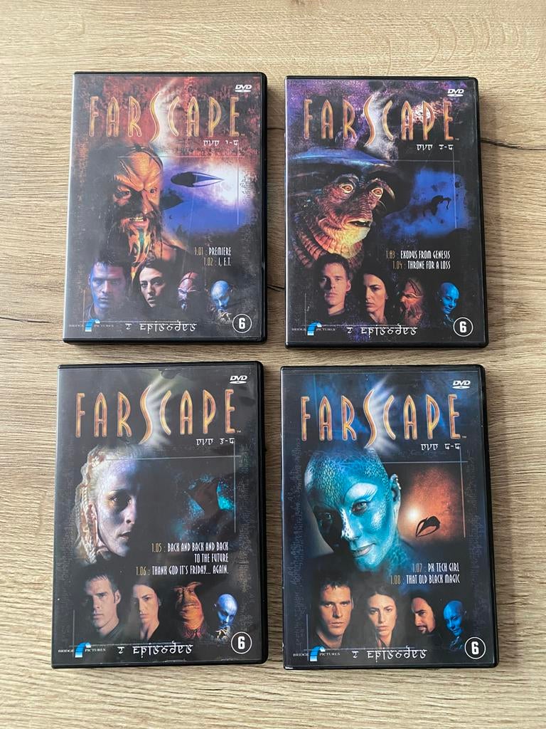 Farscape DVD set – Seizoen 1 (delen 1 t/m 4), Cd's en Dvd's, Vanaf 6 jaar, Ophalen of Verzenden, Zo goed als nieuw, Science Fiction
